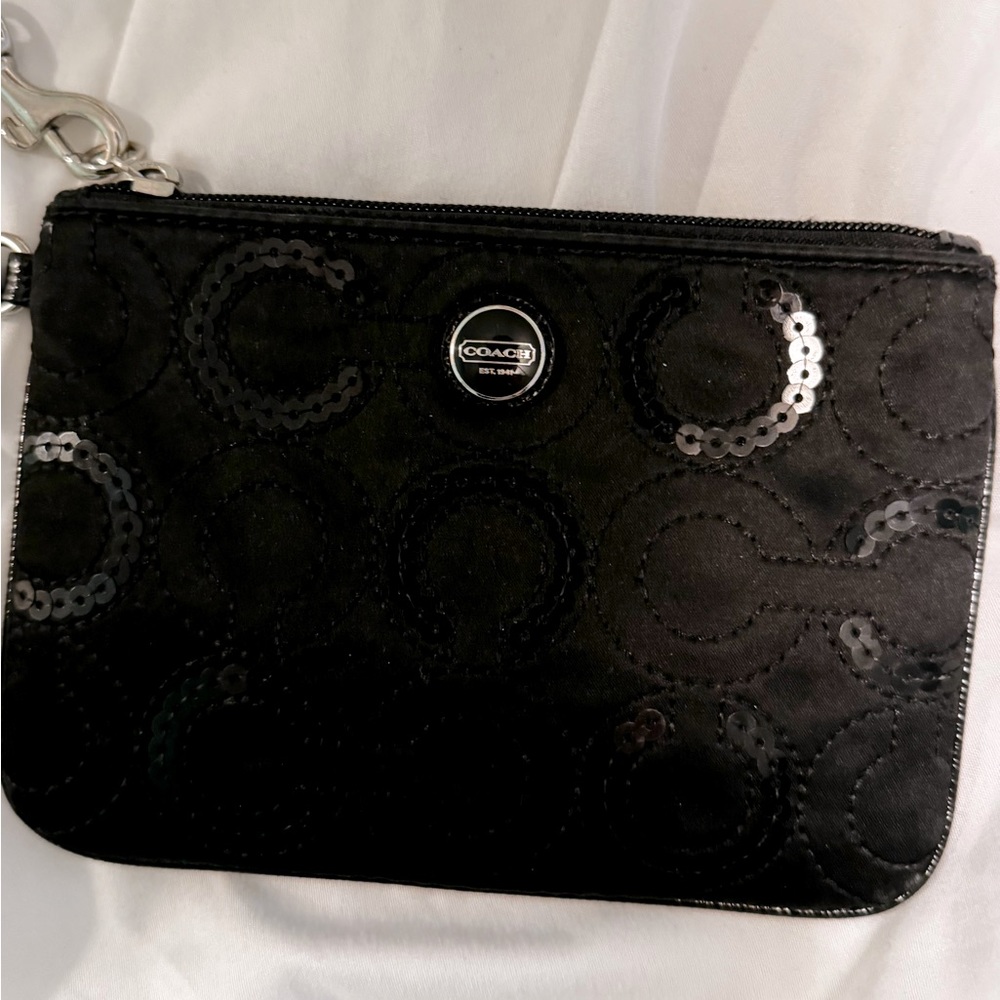 Coach sequin wristlet - Picture 2 of 4